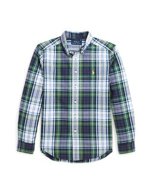 BRUSHED OXFORD-LS BD PPC-SI-SPS KIDS