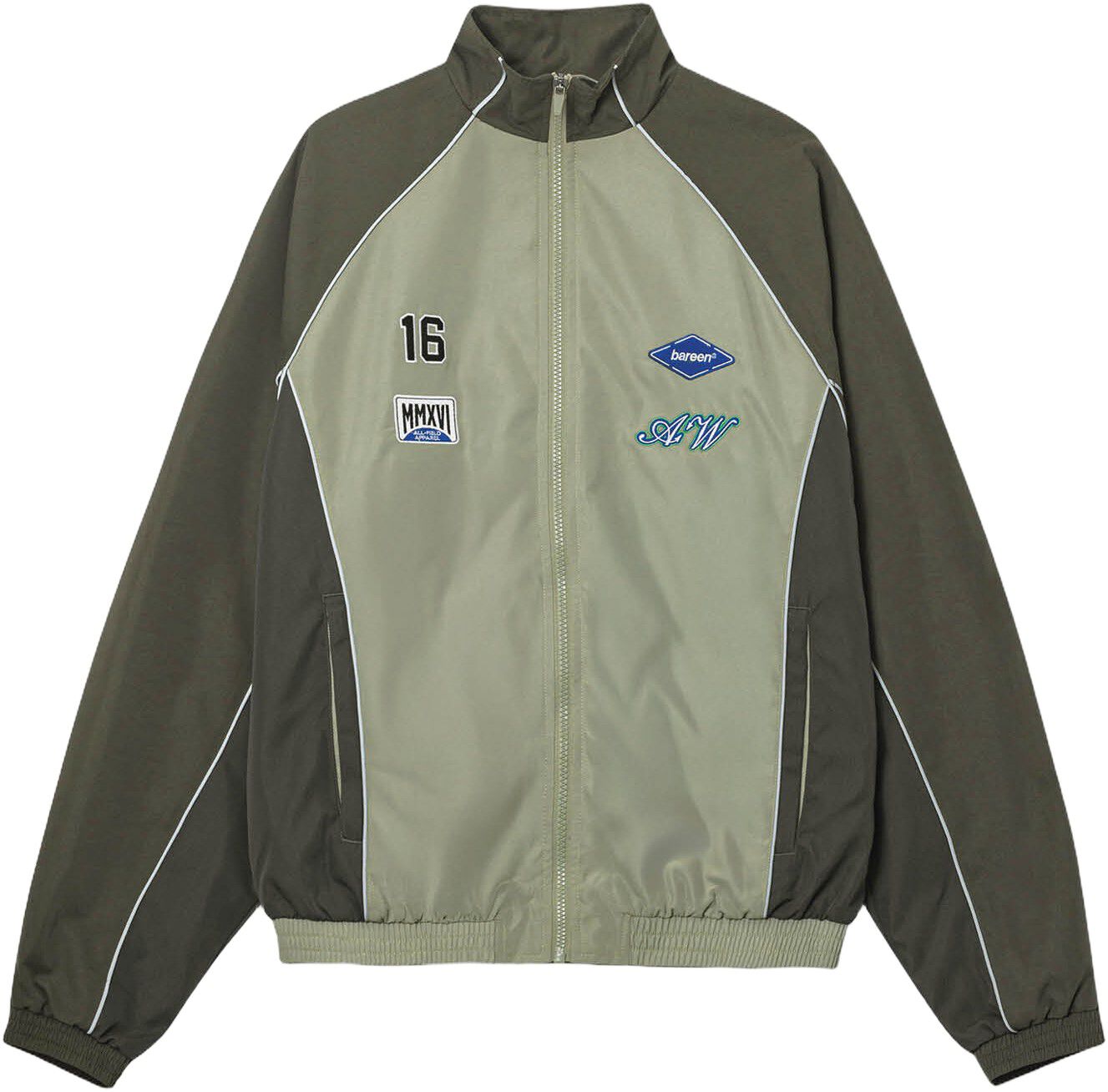 Oversized Track Jacket - Two-Tone