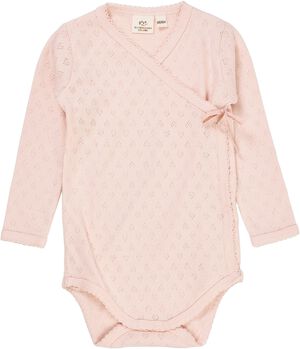 POINTELLE HEART CROSSOVER BODY LS