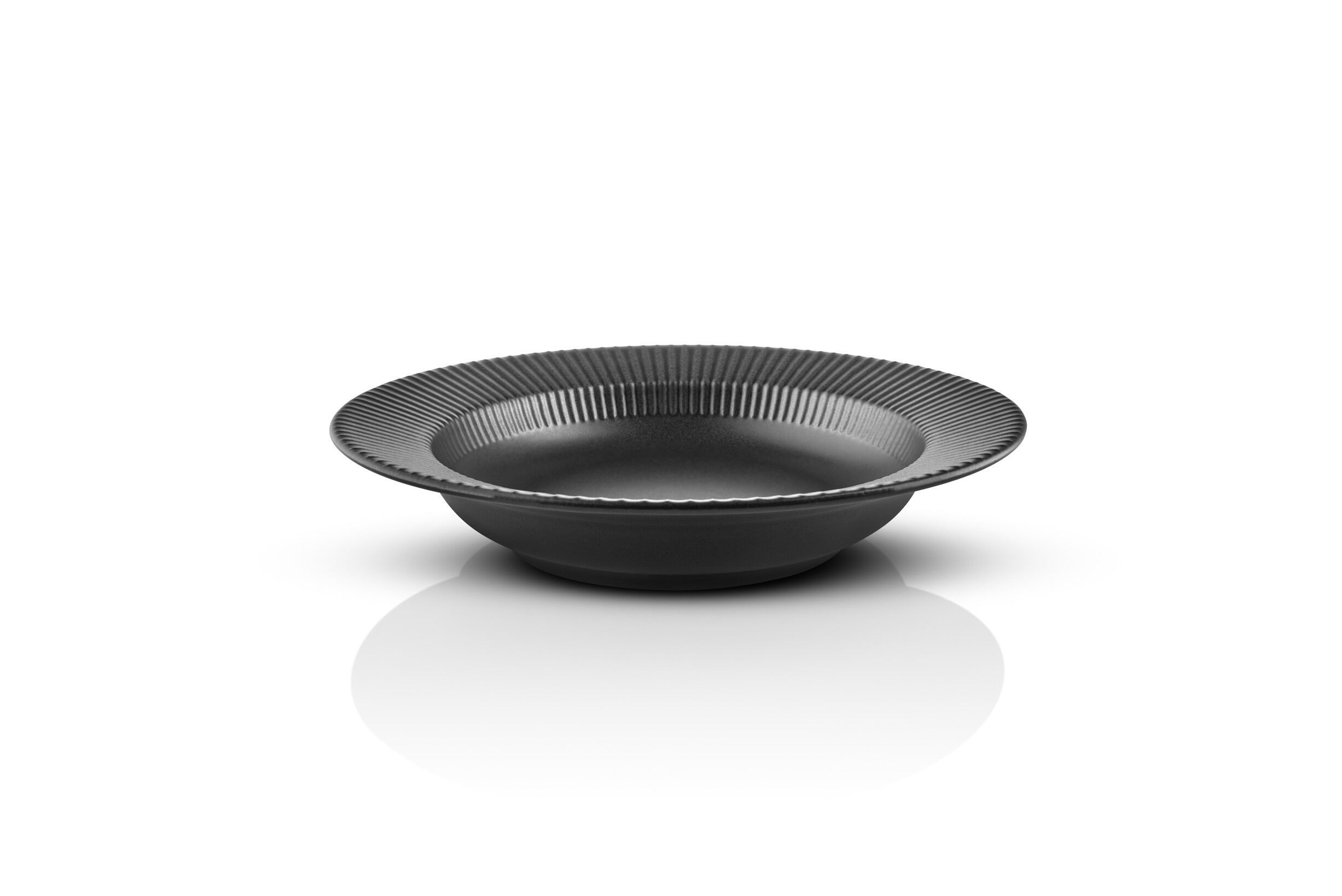 Legio Nova Dyb tallerken 22 cm Black - 4 stk