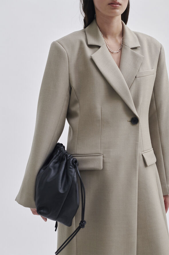 Maxine Wool Long Blazer