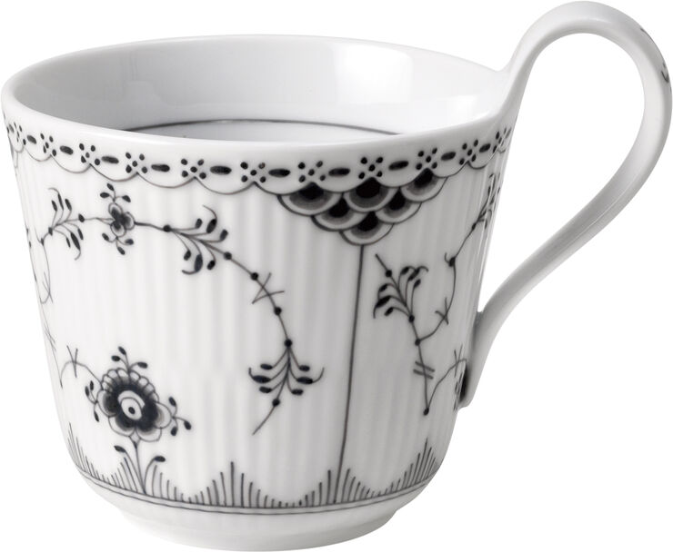 Sort Musselmalet Halvblonde Højhankskop 33 cl