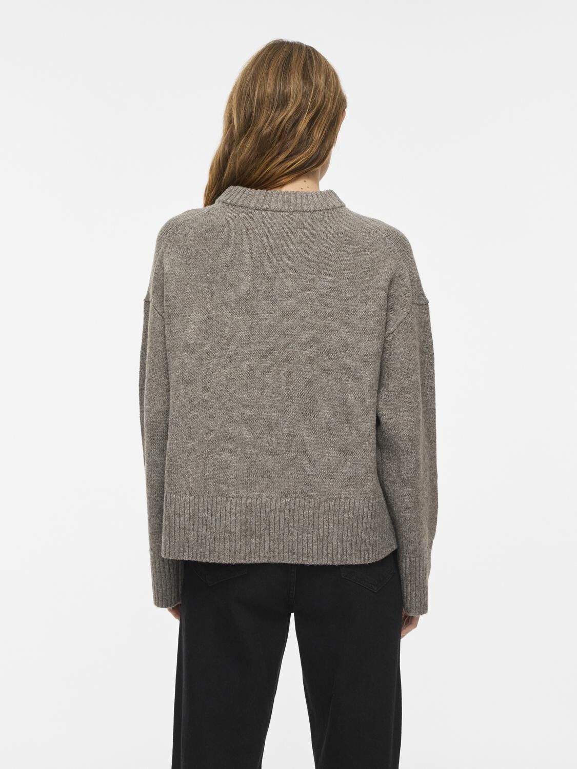 Visia L/S O-Neck Knit Pullover