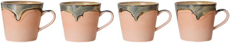 70s ceramics cappuccino mug blossom