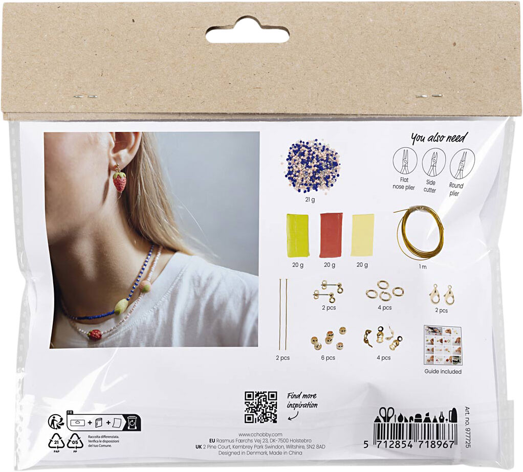 Mini DIY Kit Smykker, Halsk&aelig;de og &oslash;reringe