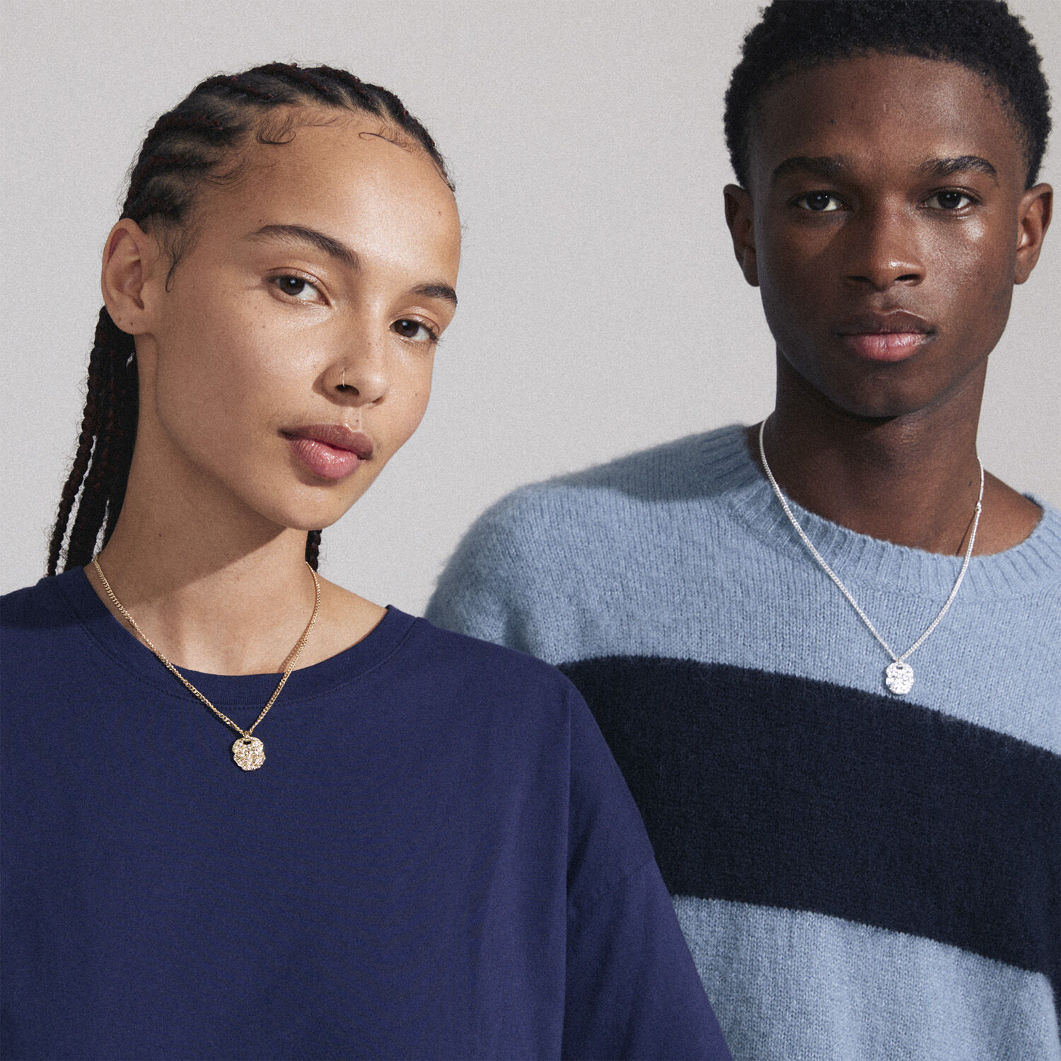 SCOTTIE recycled coin necklace silver-plated