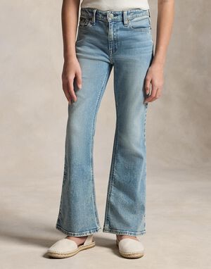 Flared Stretch Denim Jean