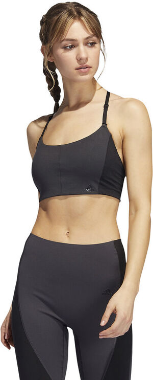 Yoga Studio Light-Support 3-Stripes sports bh