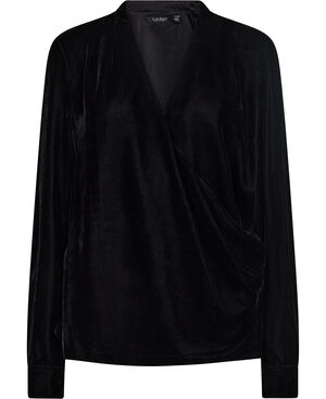 DRESS WT VELVET-TOP