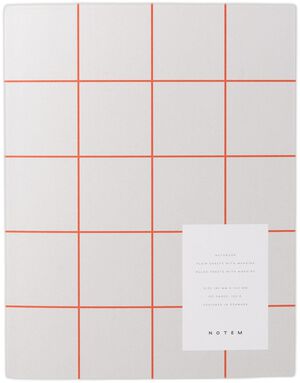 UMA notebook, flat lay binding