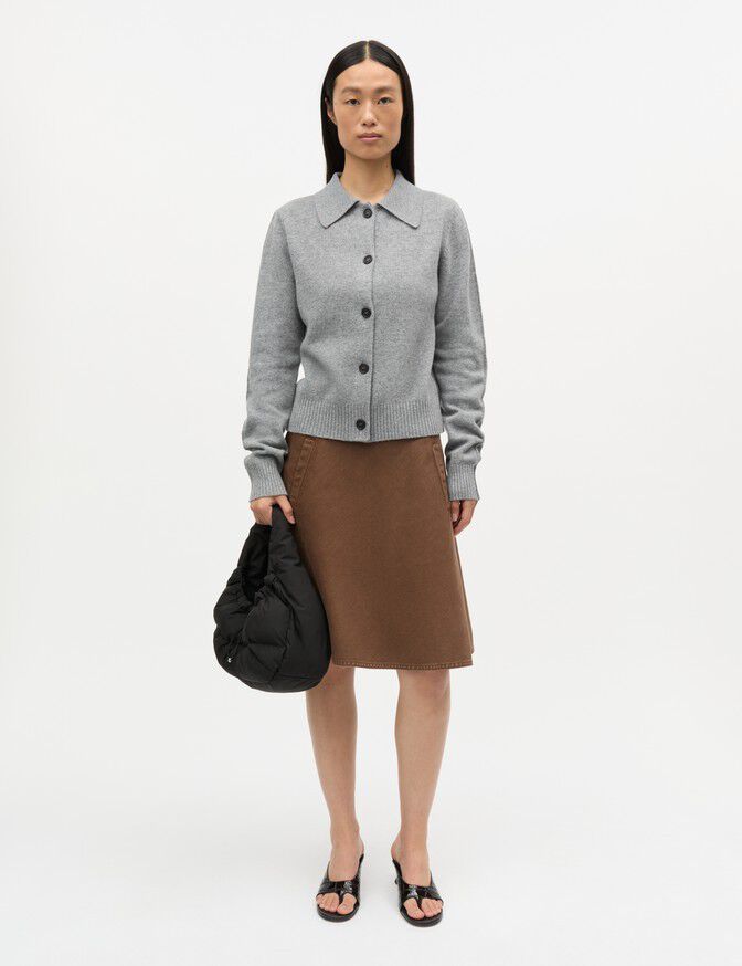 Soil Denim Stelly Skirt