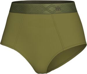 High waist panties with elastic waistband