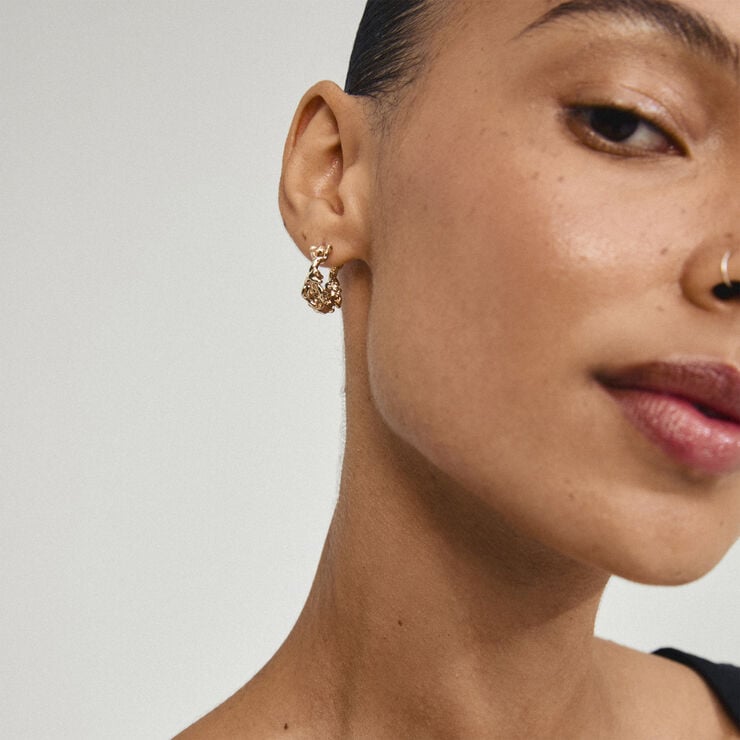 TRUST earrings gold-plated