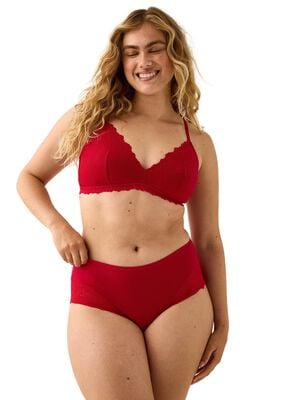 Superbl&oslash;d uvatteret bl&oslash;d bh med mes