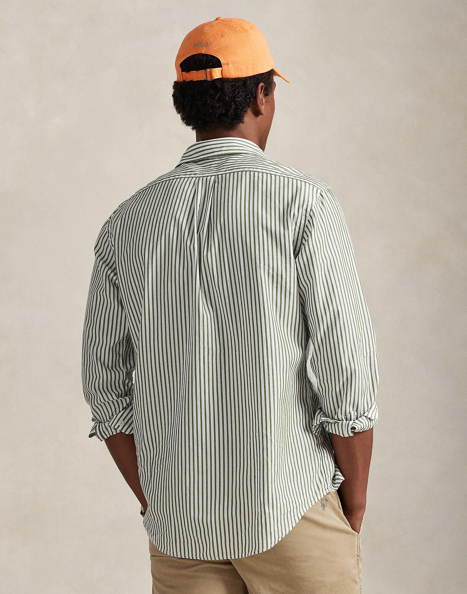 Custom Fit Striped Broadcloth Shirt