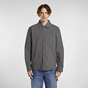 LIMA PINSTRIPE SHIRT LS CHARCOAL