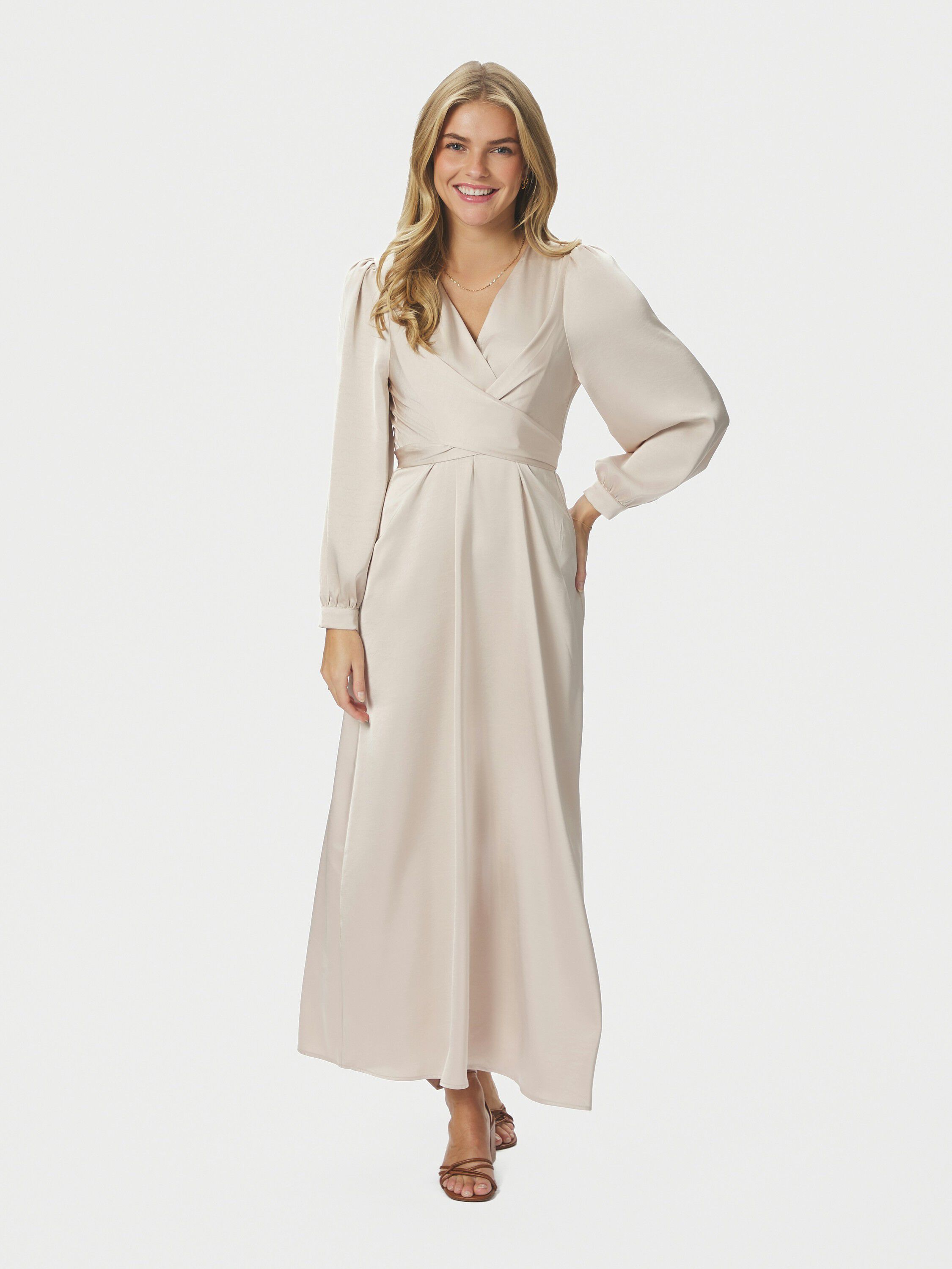 Bretti Heavy Sateen Dress