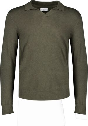 Ecovero L/S v-neck polo
