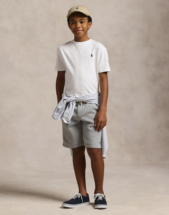 Cotton Jersey Crewneck Tee KIDS