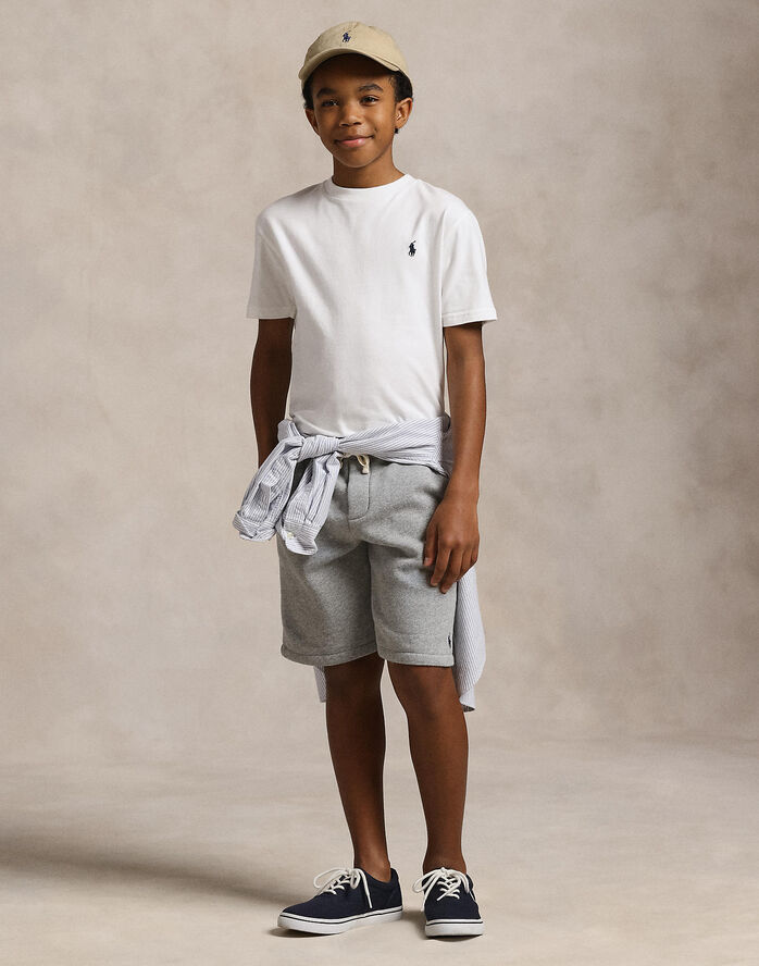 Cotton Jersey Crewneck Tee KIDS