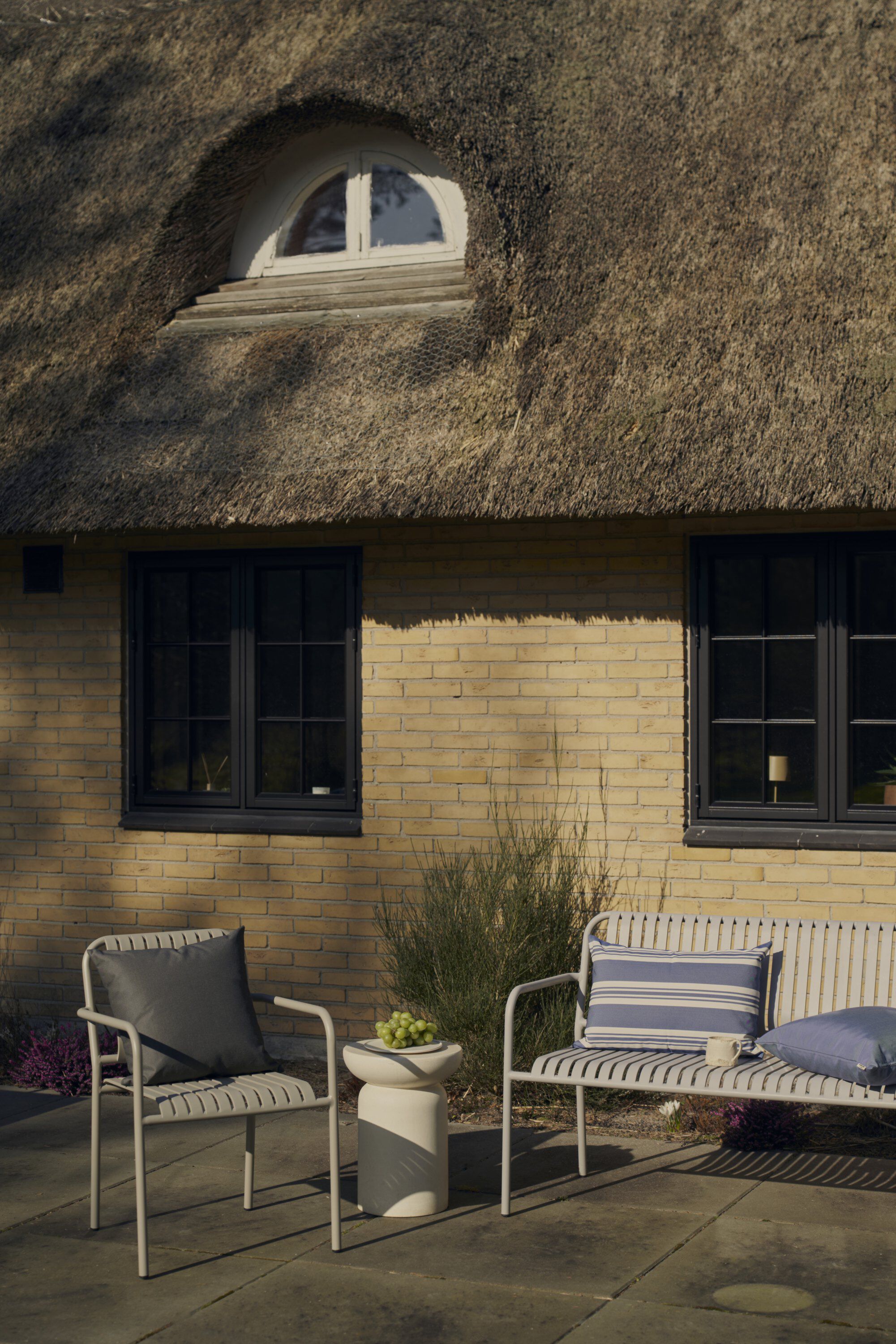 Fossflakes udend&oslash;rspude 50x50 cm. Antracitgr&aring;