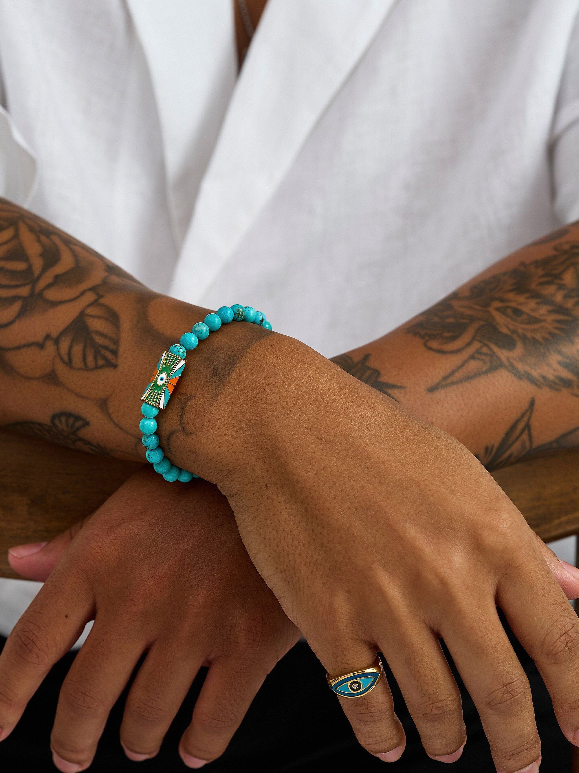 Evil Eye Turquoise Bracelet