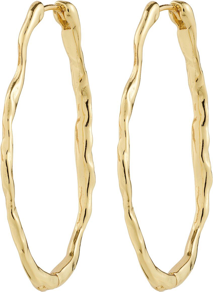 TIMBER hoop &oslash;reringe guldbelagt