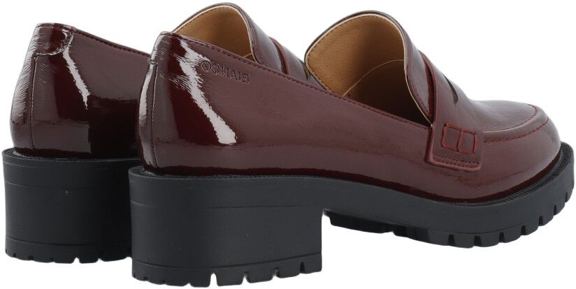 BIAPEARL Simple Penny Loafer Patent Aquarius