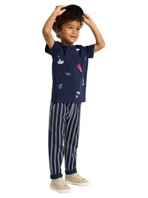 Trousers vertical stripe