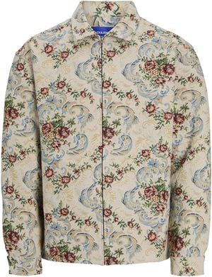 JORJACKSON JACQUARD ZIP OVERSHIRT L