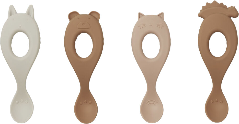 Liva silicone spoon 4-pack