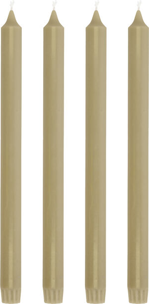 Kronelys Aia 30 cm 4 stk. Sand Stearin