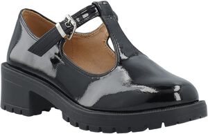 BIAPEARL T-Strap Mary Jane Faux Leather
