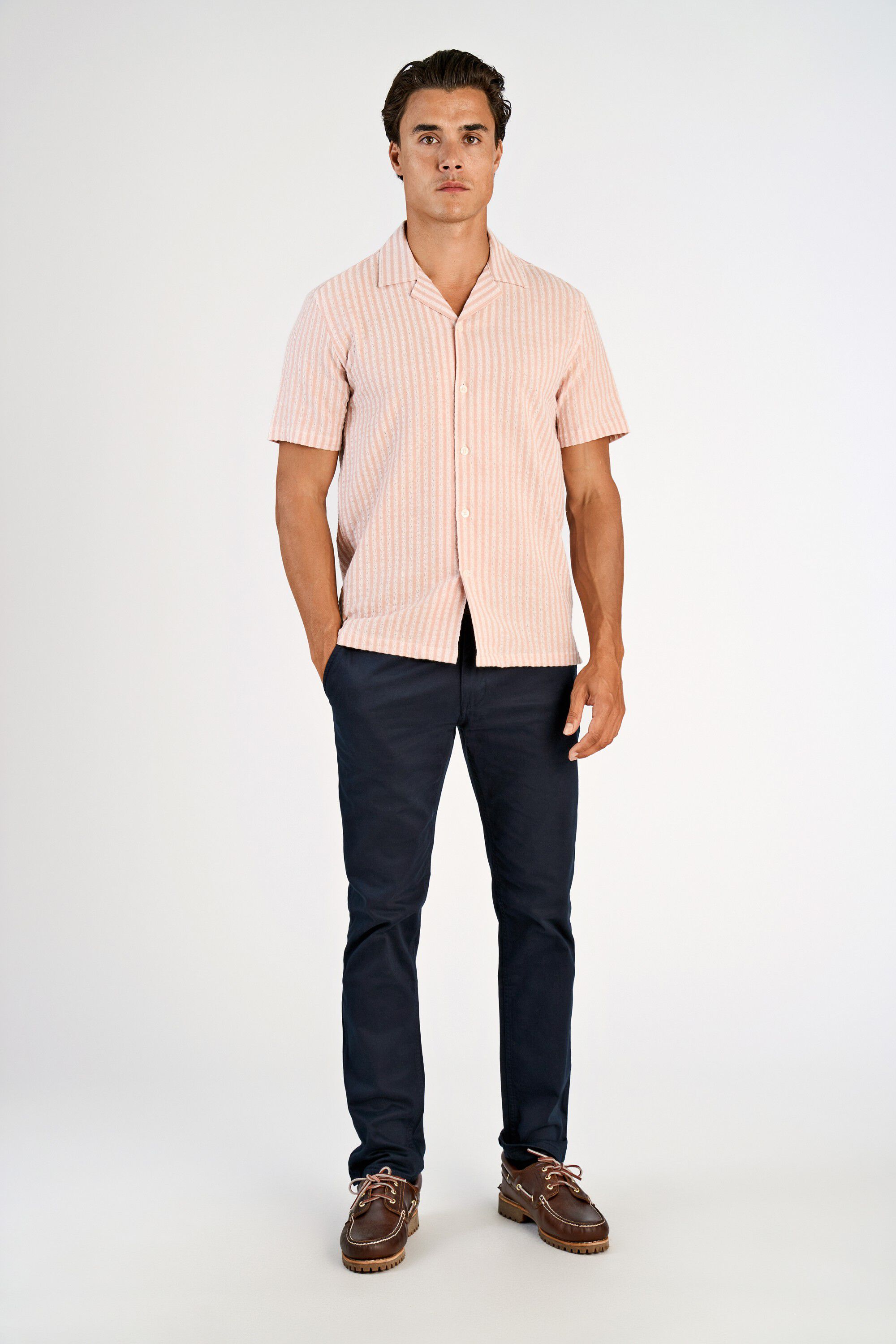 Cotton structure shirt S/S