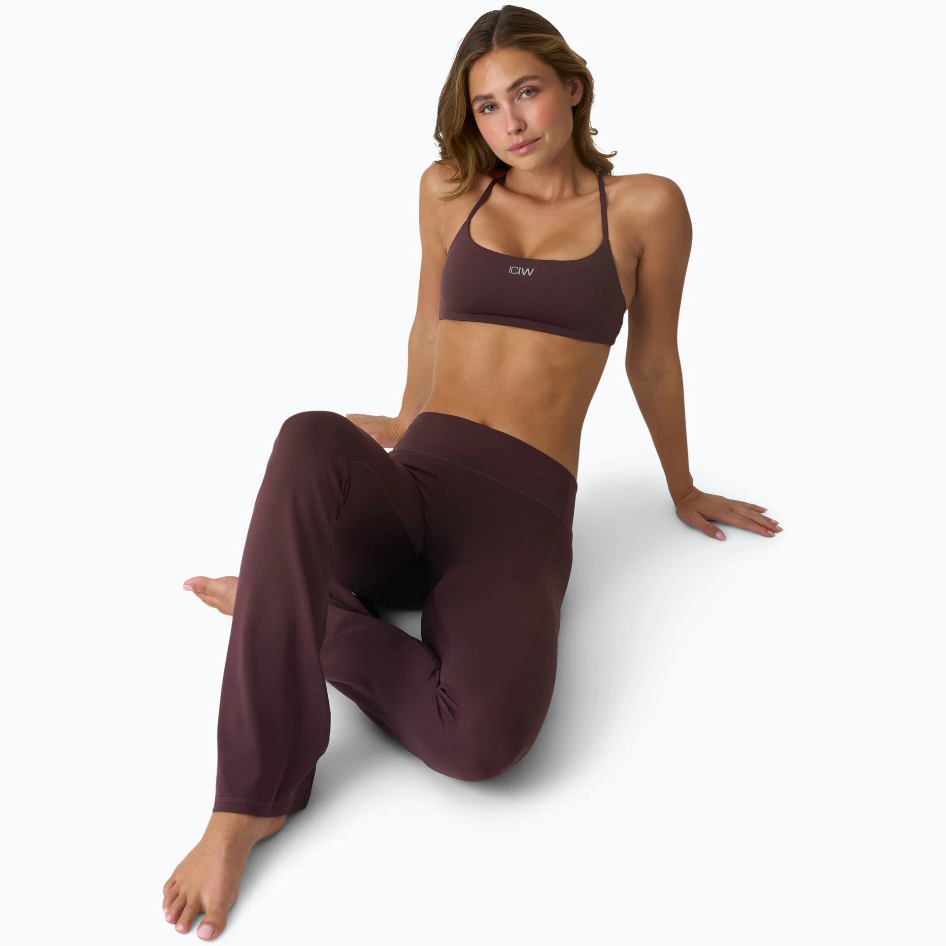 Luxe Mid Rise Flare Tr&aelig;nings Tights