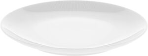 Tallerken flad Eventail 21 cm Hvid