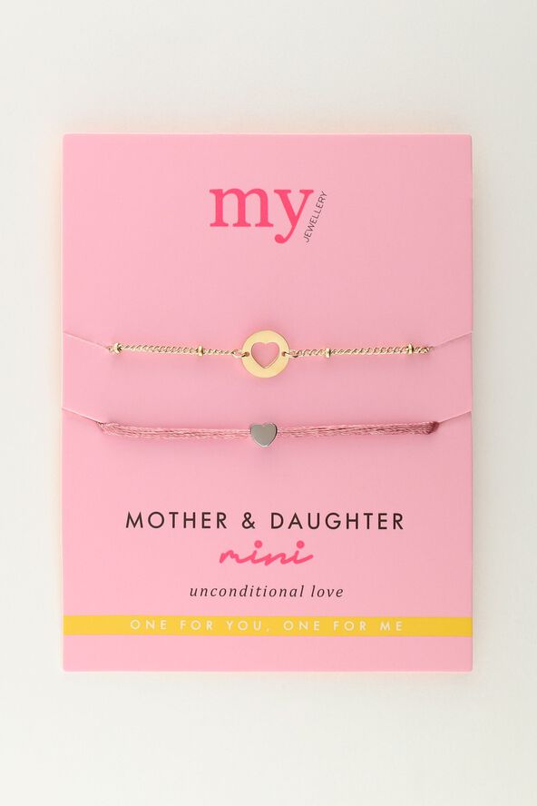 Mother & daughter bracelet mini