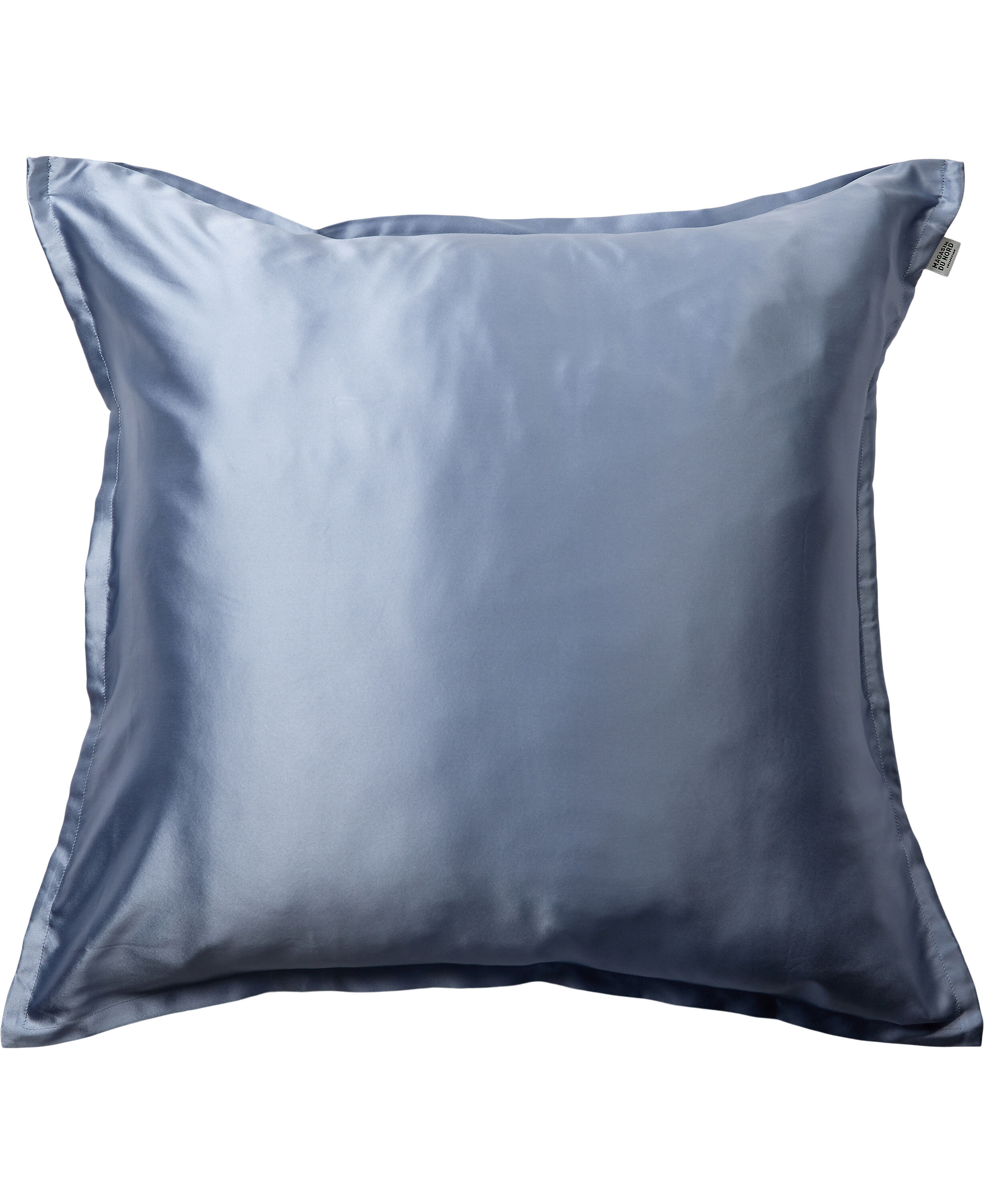 Silke pudebetr&aelig;k med lynl&aring;s, 100 % morb&aelig;rsilke, 60x63 cm, lysebl&aring;