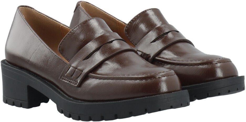 BIAPEARL Simple Penny Loafer Faux Leather