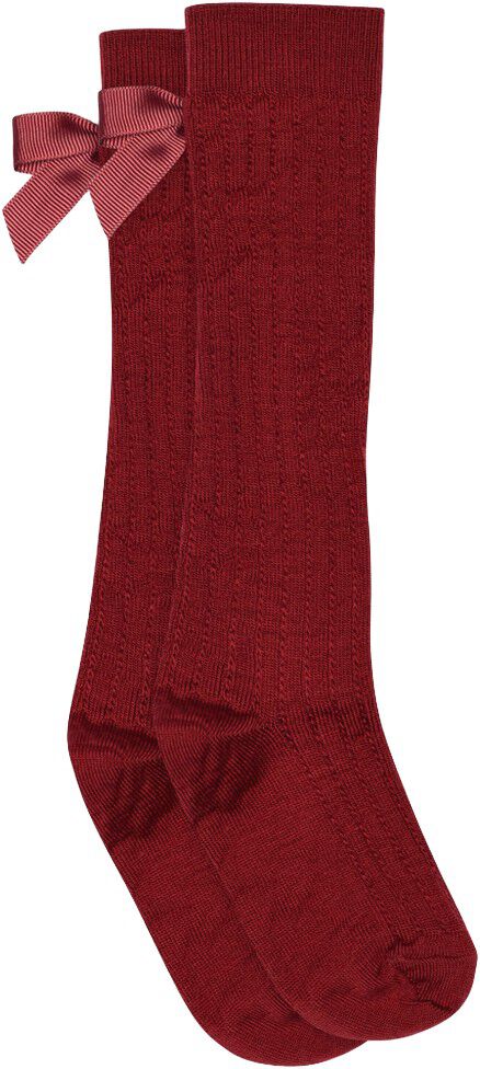 Vita knee socks - bow