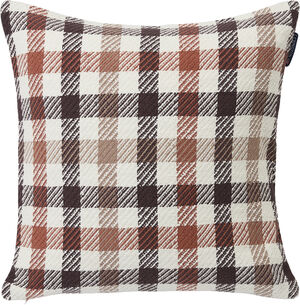 Checked Cotton Heavy Twill Pillow Cover