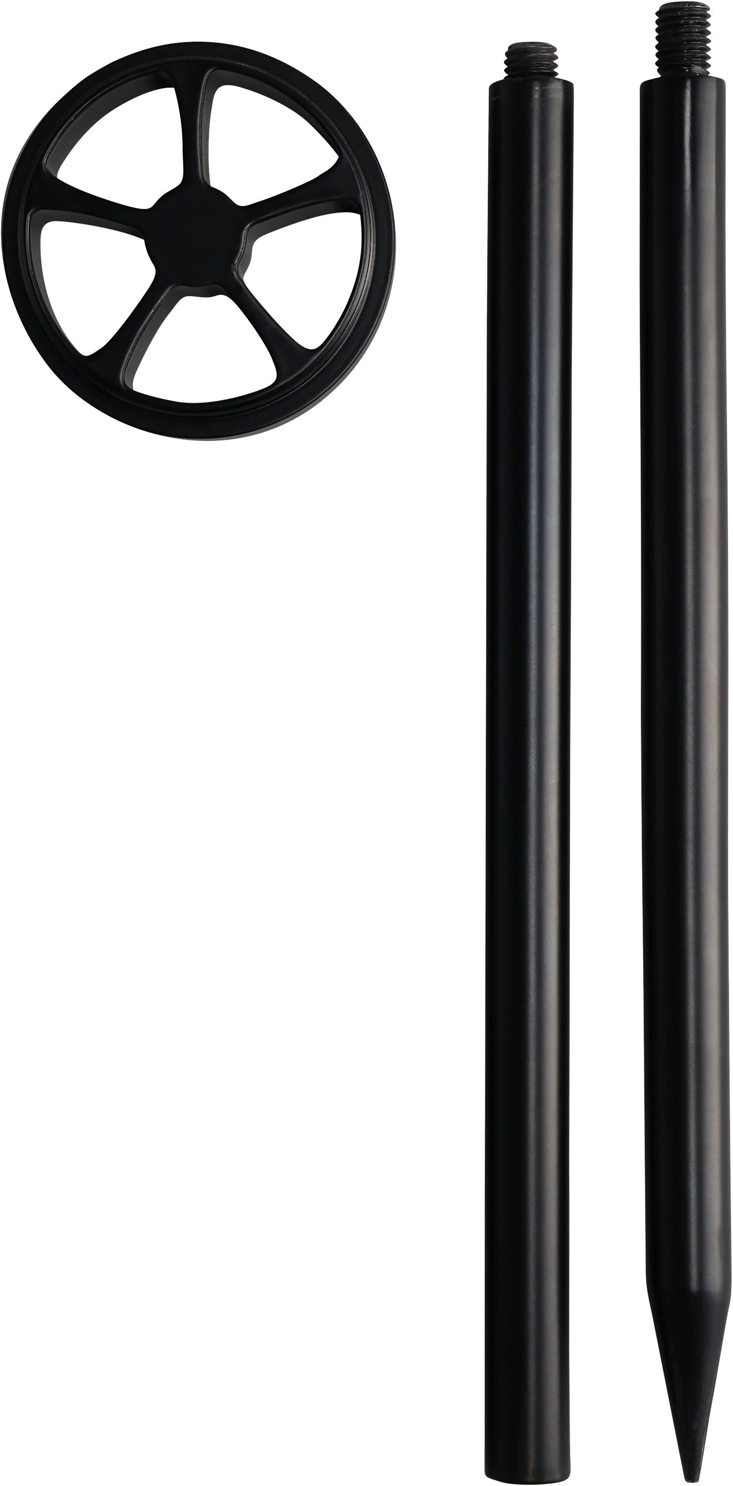 Outdoor spike with base, Black, 8,4x60cm