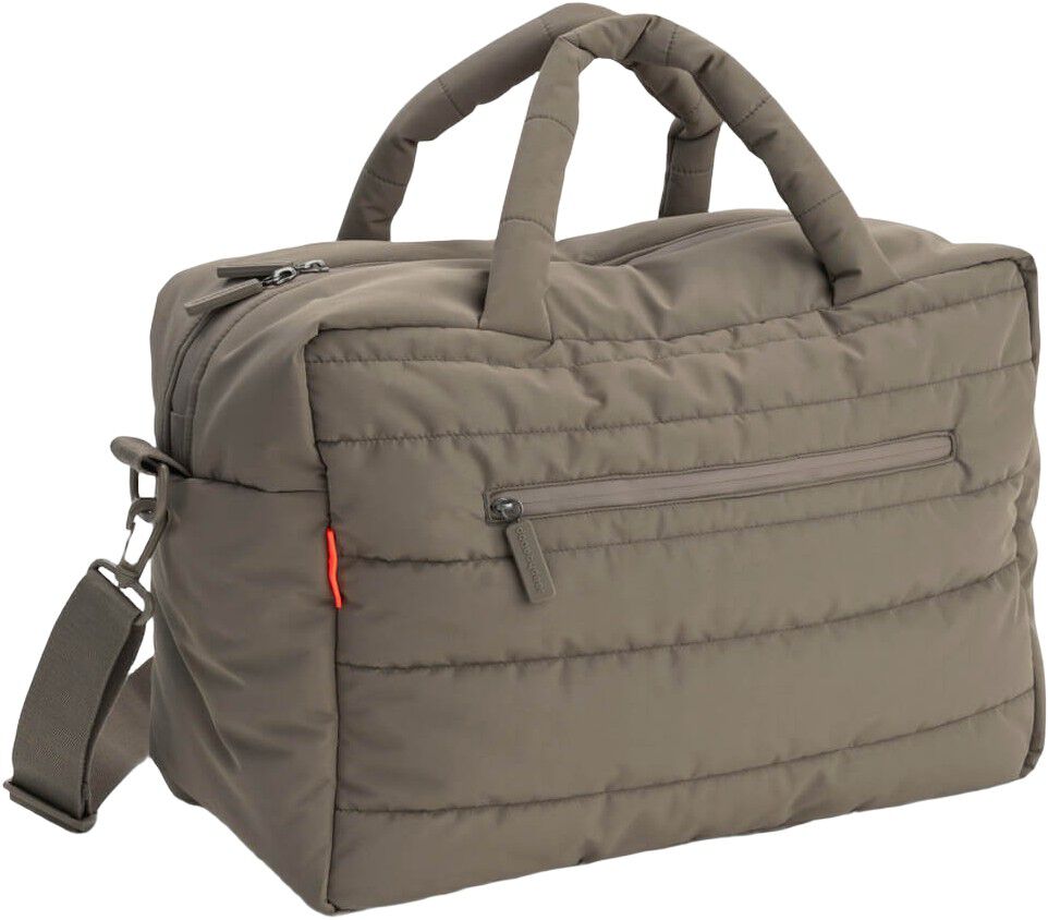 Quiltet pusletaske Taupe