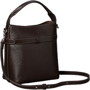 BUCKLE MINI BUCKET CROSSBODY