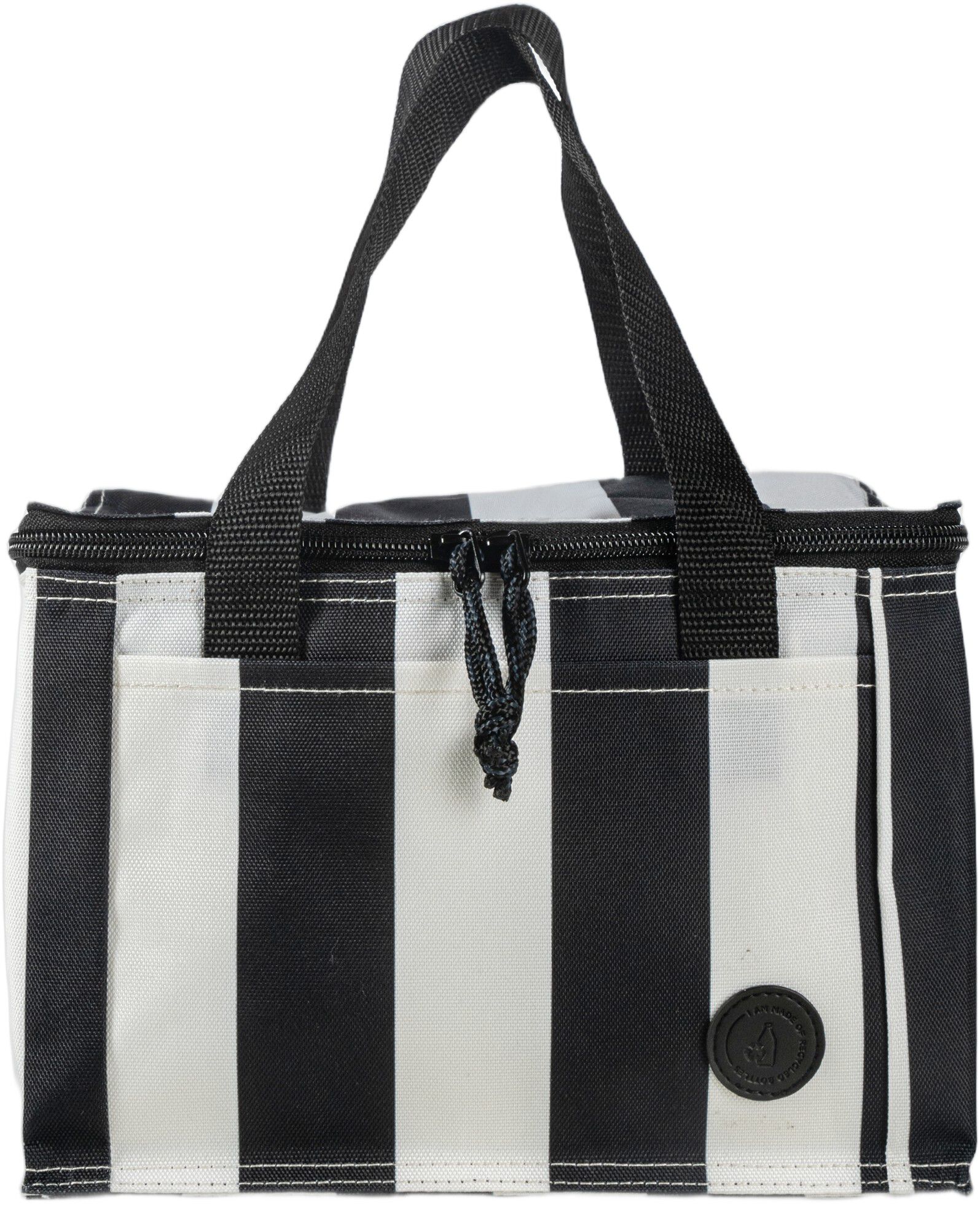 City stripe cooler bag small rPET