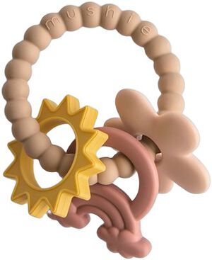 Mushie Nature Teething Ring