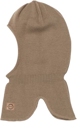 Knitted Balaclava w Wool & Windstop