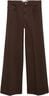 High-waisted wide-leg jeans