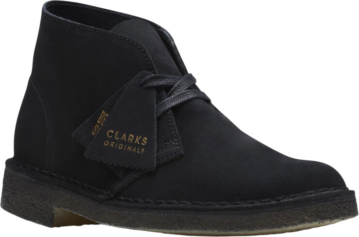 Desert Boot. Black Sde, D, 4