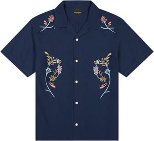 SS W RESORT SHIRT NAVY FLORAL